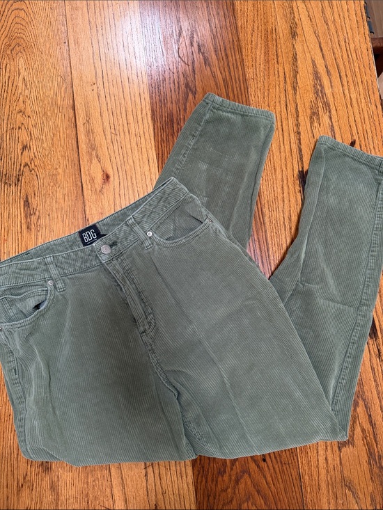 BDG Denim - BDG Olive Corduroy Mom High-Rise Pants